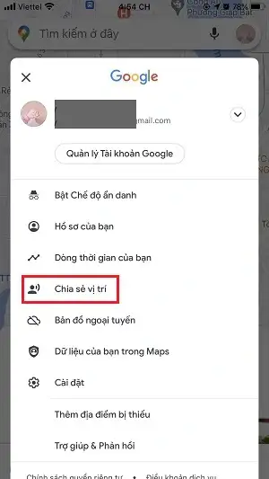 cách sử dụng Google Maps chia sẻ vị trí