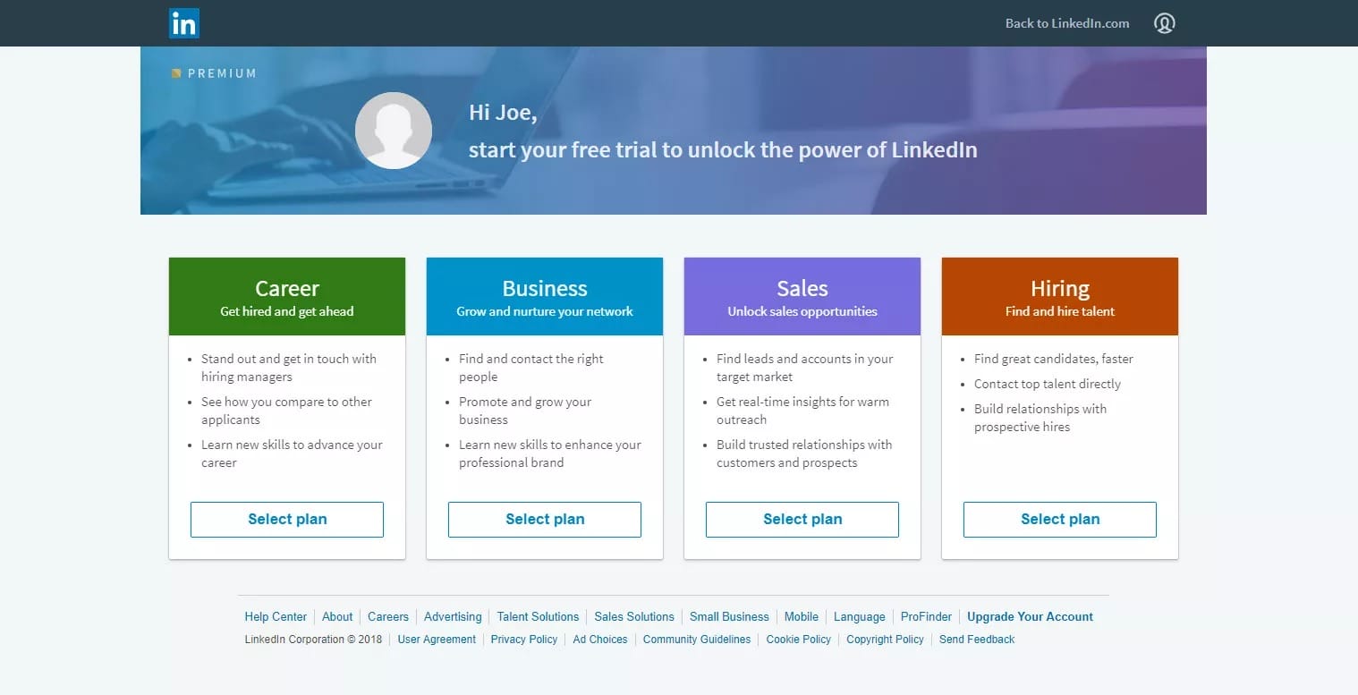 Các gói LinkedIn Premium là gì?