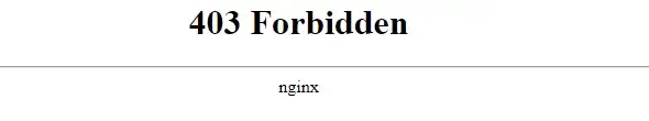 Lỗi 403 Forbidden Nginx
