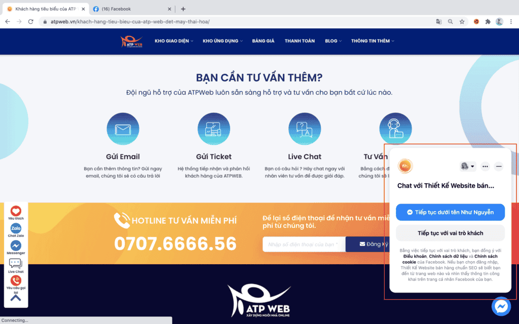 Hướng dẫn tích hợp Facebook Chat (chatbot) lên Website/Blog, lợi ích và ứng dụng của Chatbot Facebook trong Marketing 1 Screen Shot 2020 10 09 at 22.38.22 ATPWeb - Khởi Tạo Ngôi Nhà Online