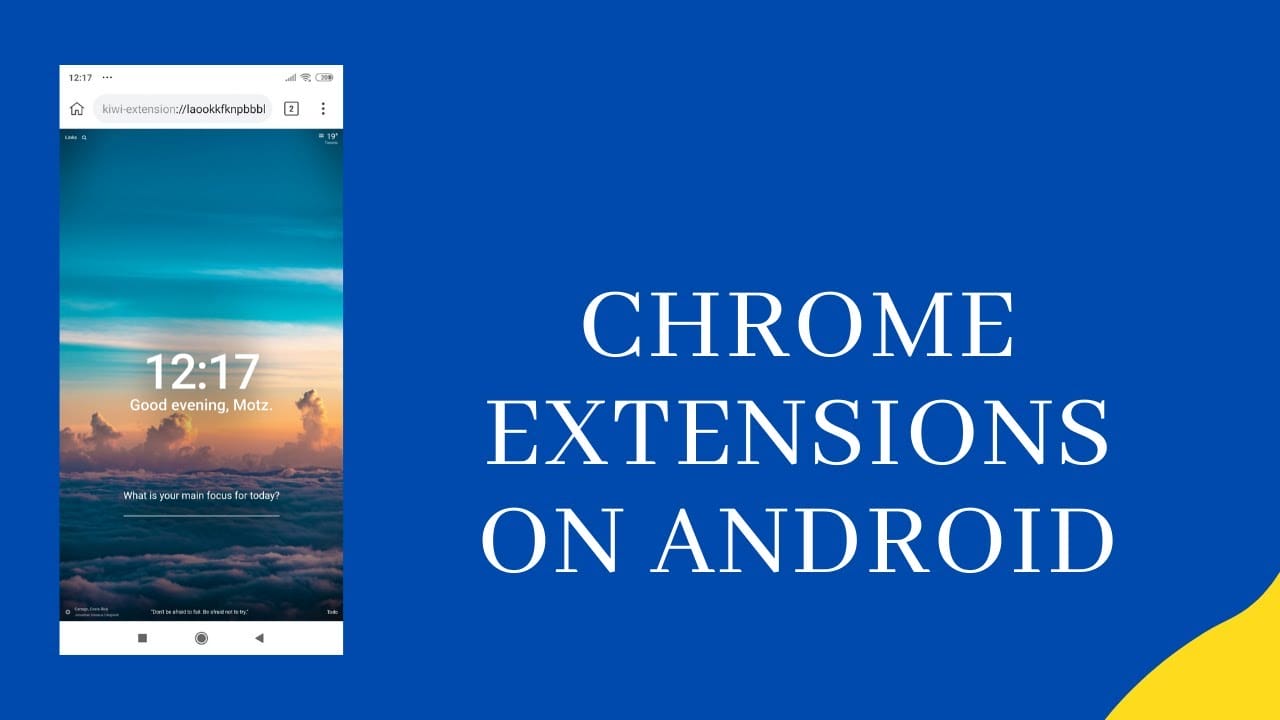 Hướng dẫn cài đặt extension từ cửa hàng chrome trực tuyến trên Android