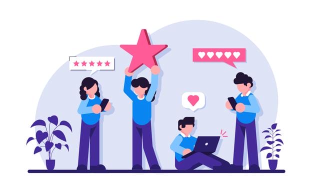 customer reviews rating people are holding stars giving five star feedback customer review evaluation 178888 655 ATPWeb - Khởi Tạo Ngôi Nhà Online
