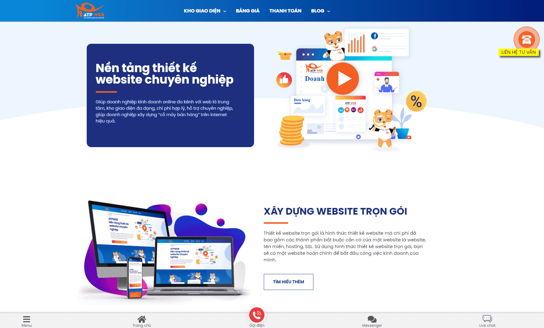 Thiết kế Website tại ATPWeb