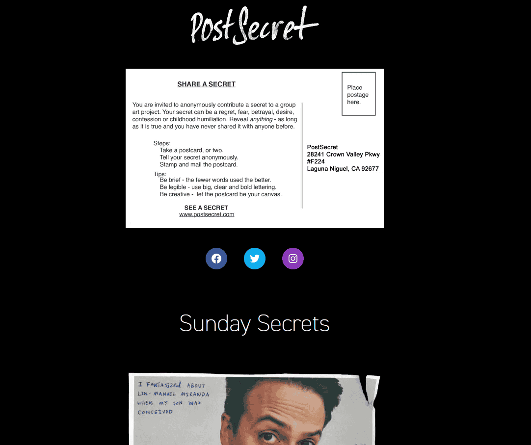 Post Secret