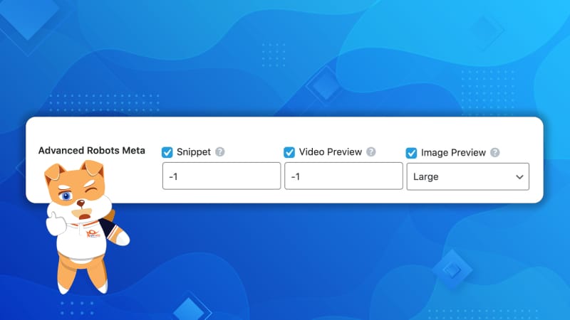 Cài đặt nâng cao cho Robots Meta