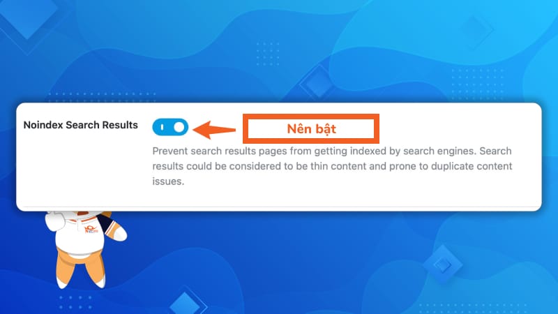 Noindex Kết quả tìm kiếm