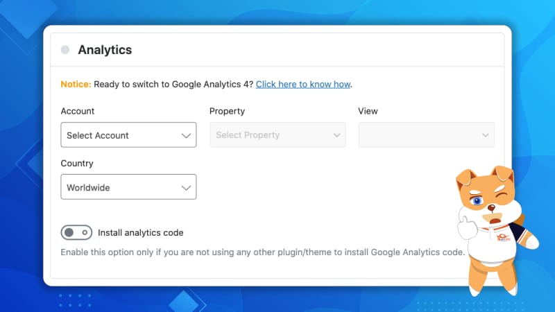 tích hợp với Universal Analytics cũng như Google Analytics 4