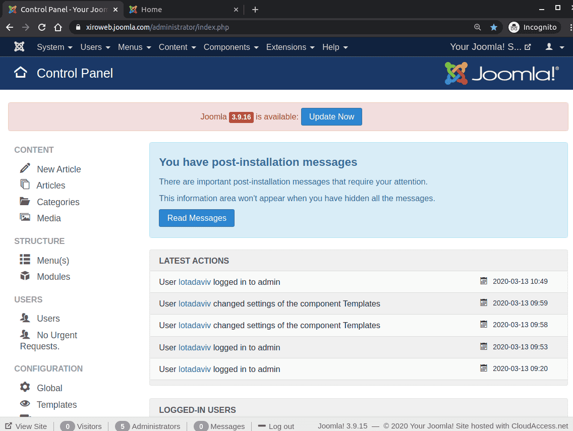 Joomla