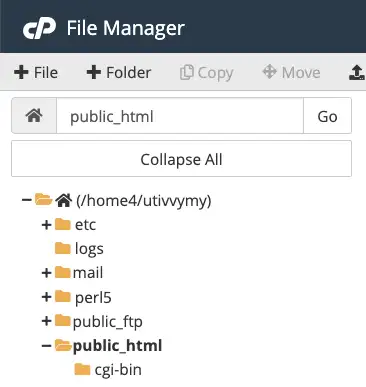 Upload trang HTML - Public HTML Folder