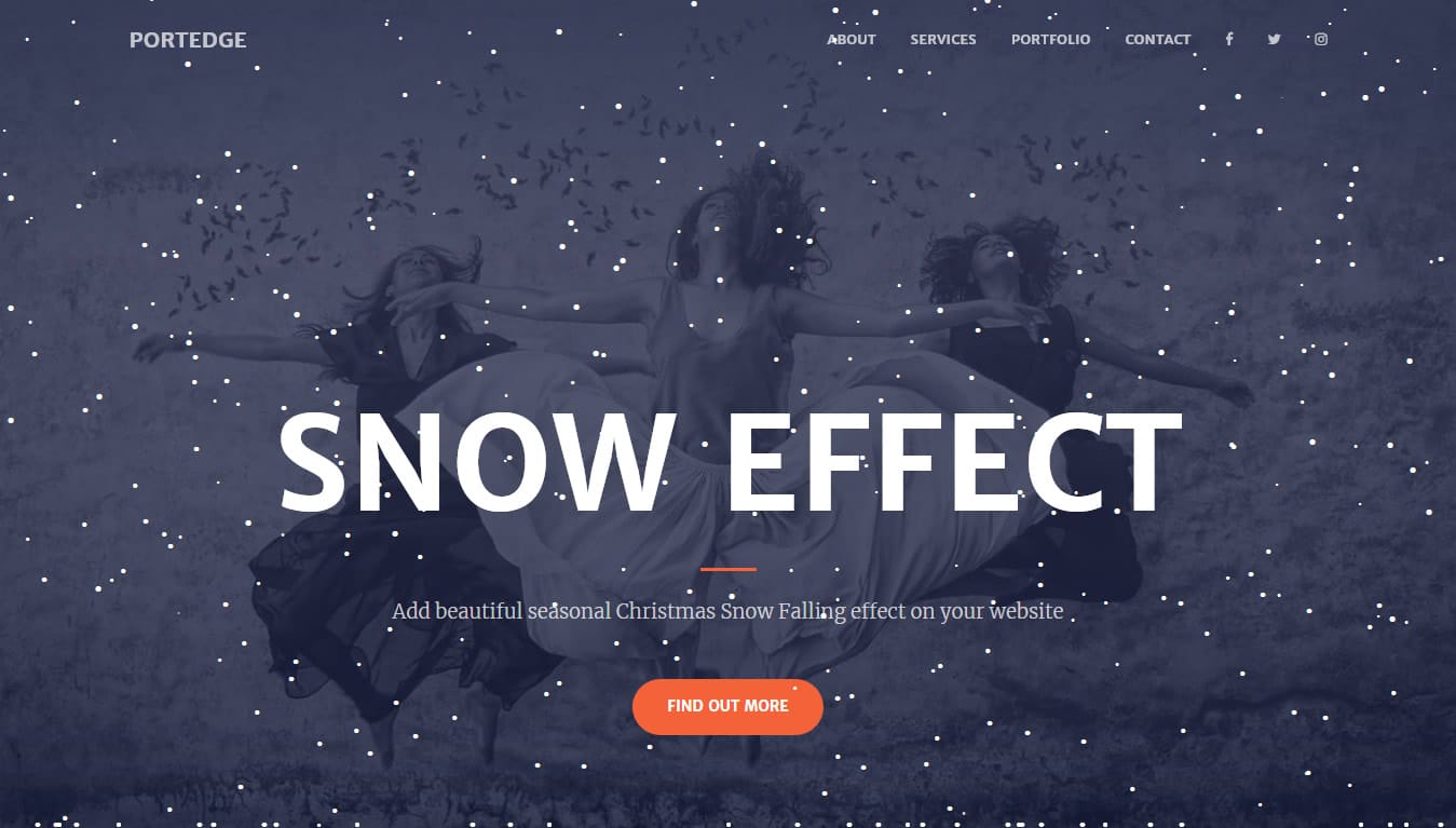 add christmas snow falling effect on your website ATPWeb - Khởi Tạo Ngôi Nhà Online