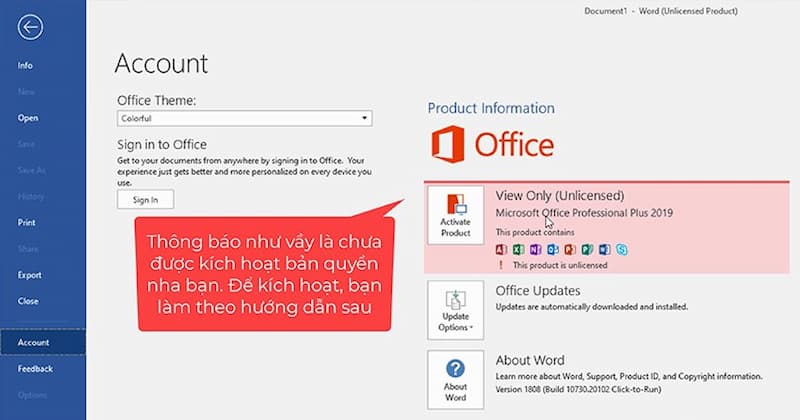 Hướng Dẫn Cài Office 2019 Full Bản Quyền Mới Nhất