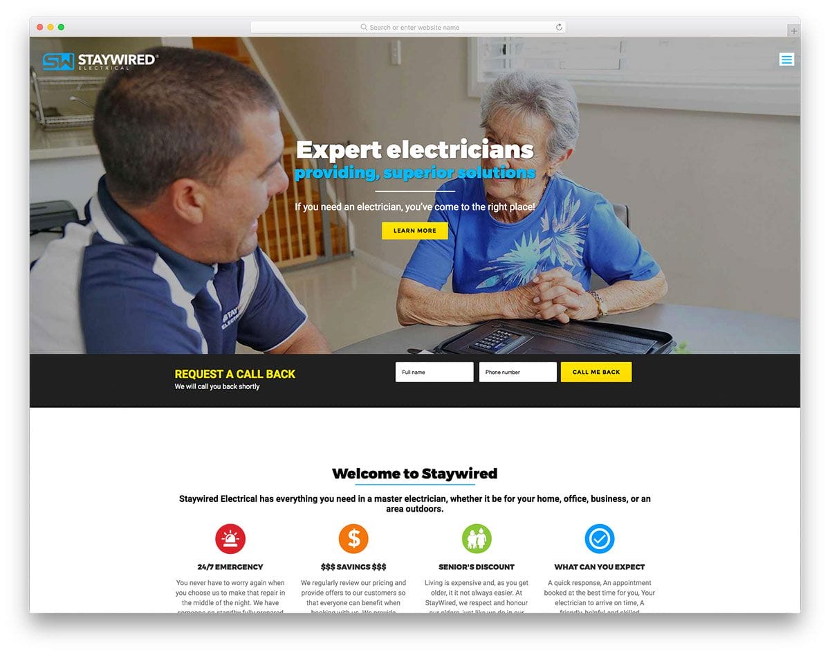 3 electrician website design.jpg ATPWeb - Khởi Tạo Ngôi Nhà Online