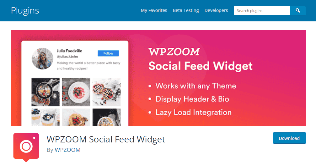WPZOOM Social Feed Widget ATPWeb - Khởi Tạo Ngôi Nhà Online