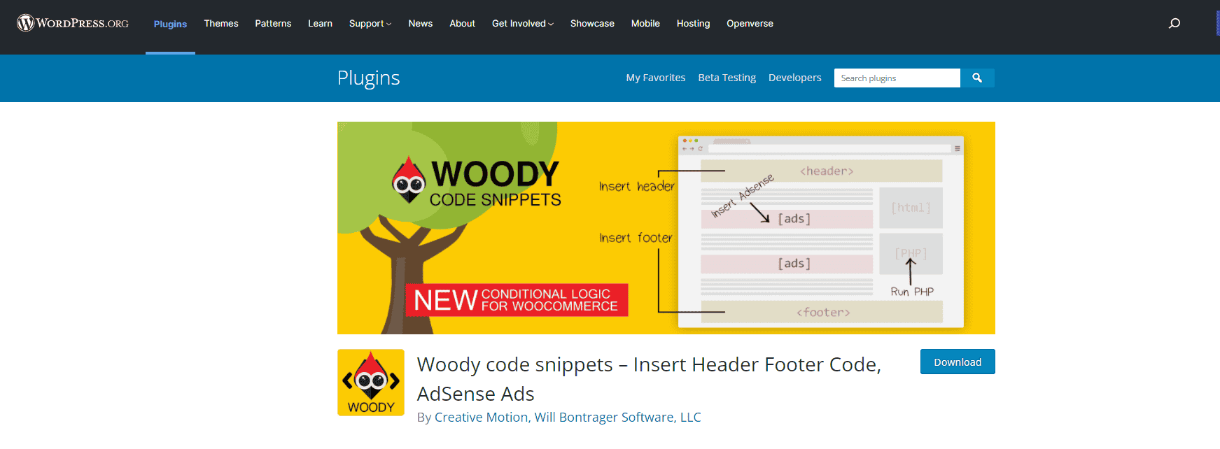 Woody code snippets – Insert Header Footer Code AdSense Ads ATPWeb - Khởi Tạo Ngôi Nhà Online