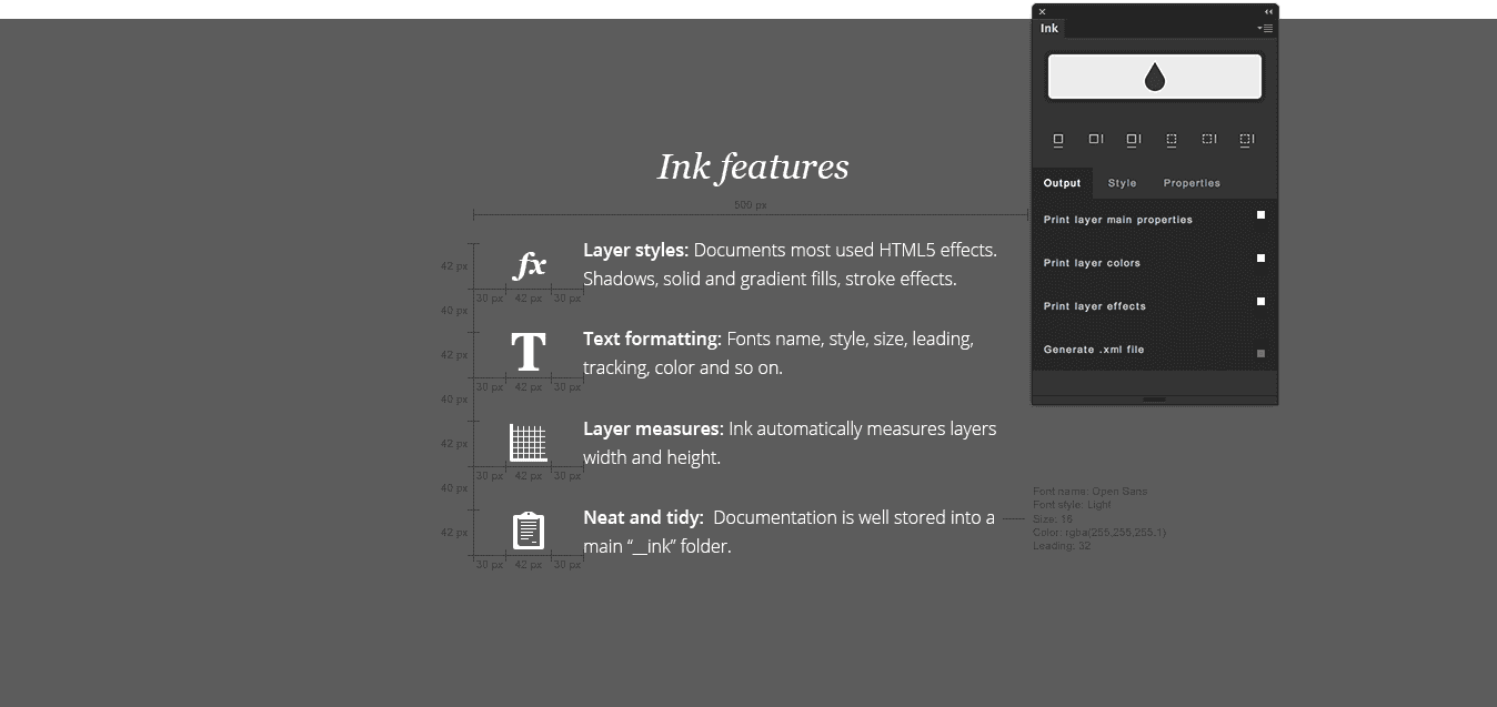 ink features ATPWeb - Khởi Tạo Ngôi Nhà Online
