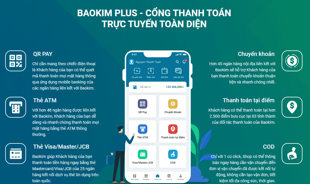 Giới thiệu cổng thanh toán trực tuyến Baokim Plus