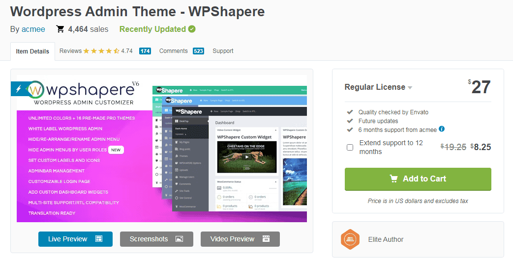 Wordpress Admin Theme WPShapere ATPWeb - Khởi Tạo Ngôi Nhà Online