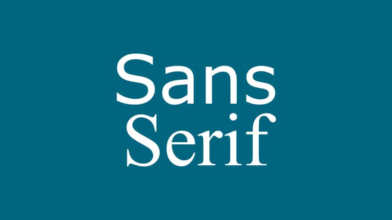 San Serif