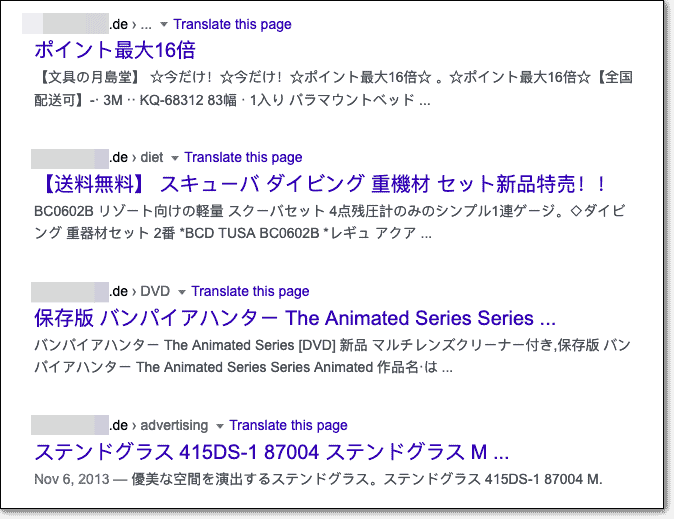Vì sao website bị index tiếng Nhật