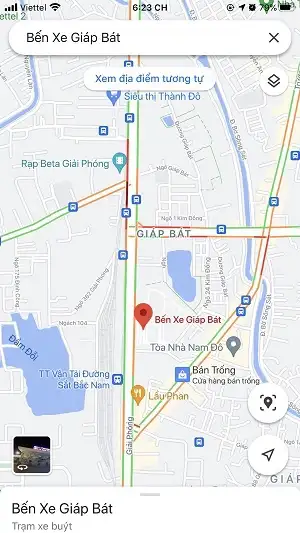 Cách sử dụng Google Maps xem tình hình giao thông 