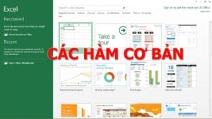 Tổng hợp các lệnh trong Excel thường được sử dụng