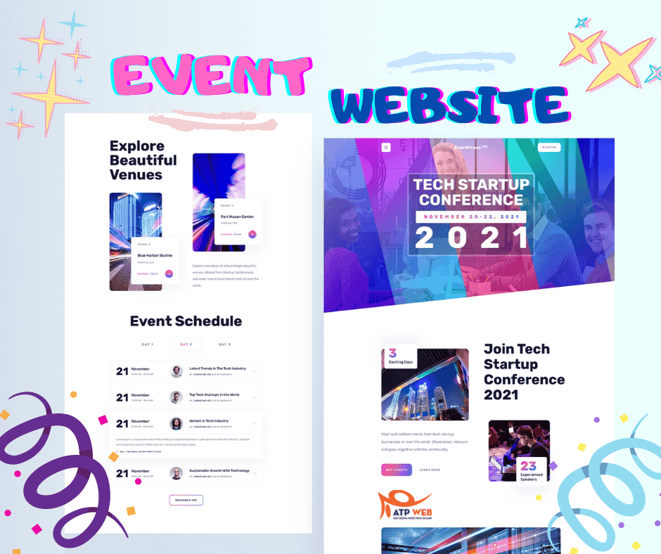 Tầm quan trọng của Website Event đối với các công ty Tổ chức sự kiện trong năm 2021