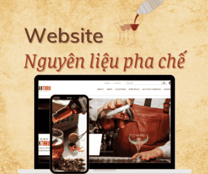 Thiết kế Website Nguyên liệu pha chế tại ATPWeb