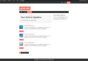 Custom Archive Template