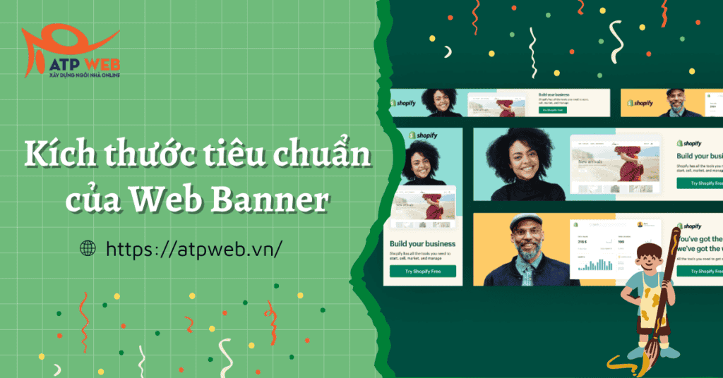 Kích thước tiêu chuẩn của Web Banner