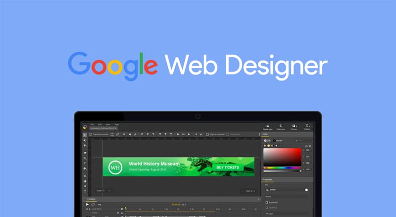 Hướng dẫn sử dụng Google Web Designer mới nhất