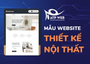 Mẫu website thiết kế nội thất