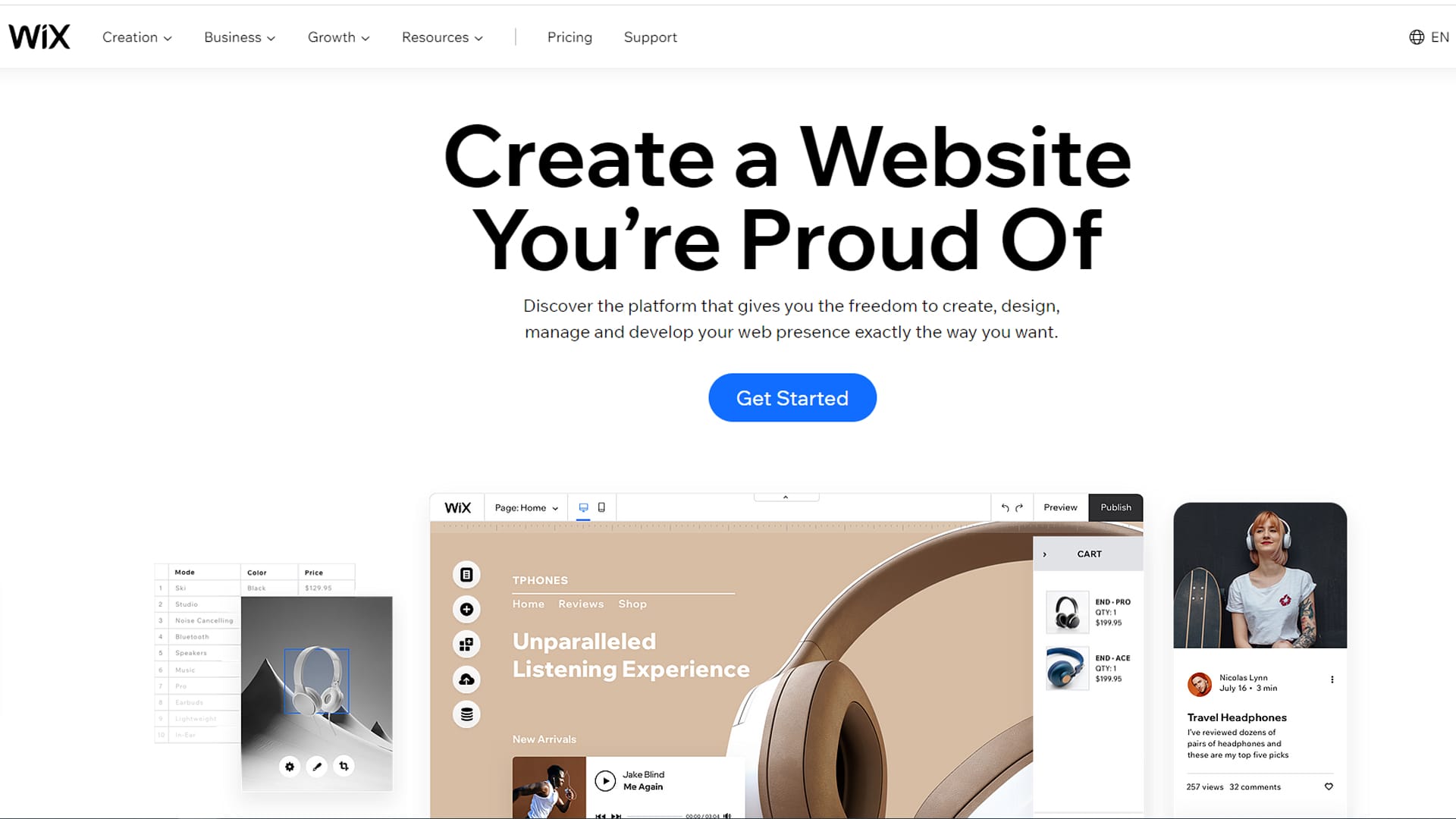 Wix – Nền tảng thiết kế website dễ dàng và thân thiện