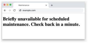 lỗi Briefly Unavailable for Scheduled Maintenance của WordPress