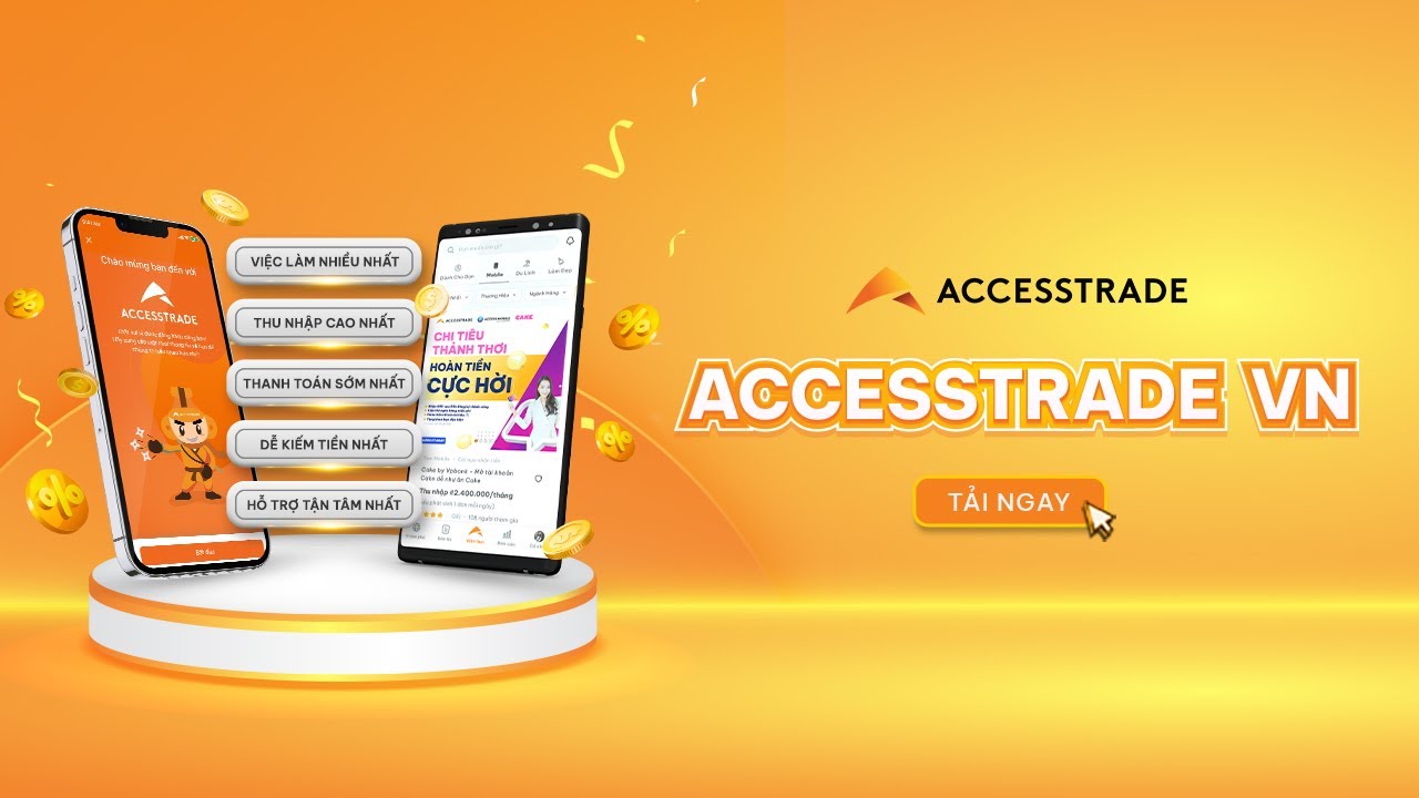 AccessTrade - Web kiếm tiền online siêu dễ