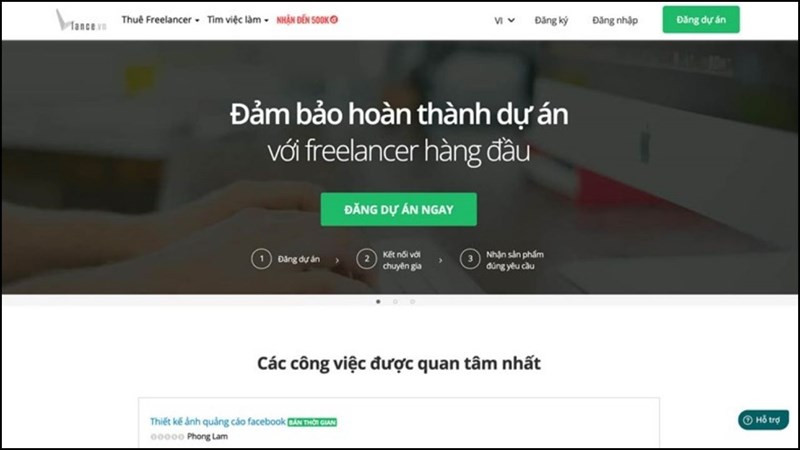 Vlance - Web kiếm tiền online lúc bạn rảnh rỗi